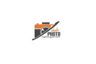 make photography, 3d, camera , minimalist logo