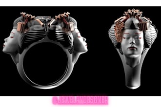 your 3d printable models on matrix and zbrush