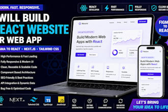 build react website or convert figma to react