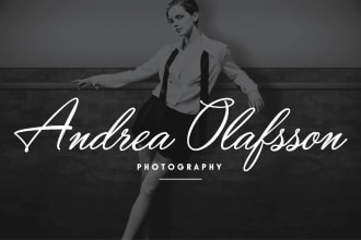 do modern signature, photography, handdrawn logo design