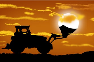 draw awesome vector silhouette illustration from any photo