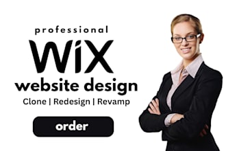 redesign revamp copy or clone your website on wix professionally