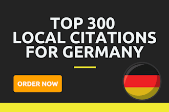 do 300 citations for germany local business seo