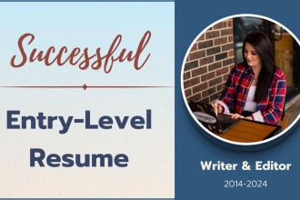 create a successful entry level professional resume