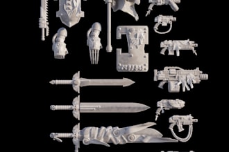 design stl miniatures for your printing, 40k and whatnot