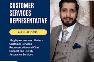 your customer services and quality assurance  representative