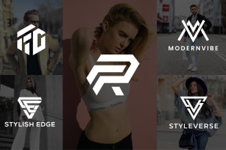 create a luxury elegant urban clothing brand logo design