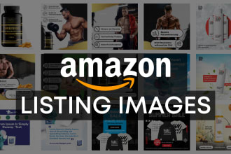 design amazon listing images, amazon product infographic, social media posts