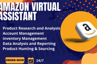 be your expert amazon fba virtual assistant