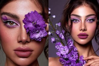 do high end beauty skin and portrait photo retouching