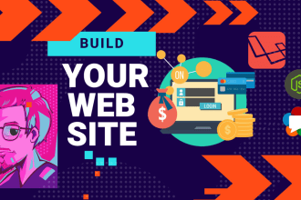 build your website by laravel, API, vue, web socket