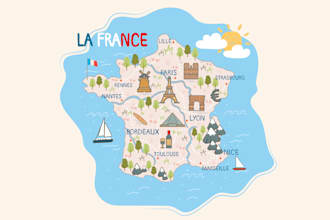 draw a custom vector map of any place illustration