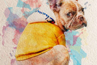 paint stunning portraits of your pets in watercolor