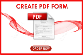 创建可填写的PDF表单