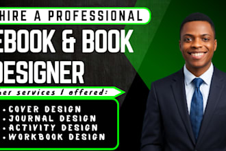 design your workbook, journal, children book, canva and book formatting
