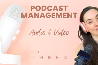 edit your podcast and upload to hosting service and youtube