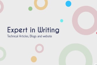 create insightful technical blogs and articles