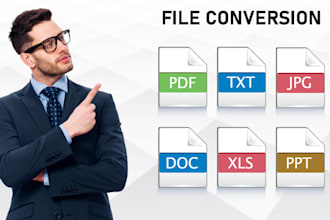 convert pdf files to other formats
