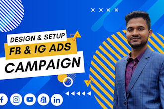 design ads and setup facebook and instagram ads campaign for sales