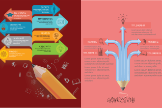 design flow charts, pie charts, timeline business infographic design