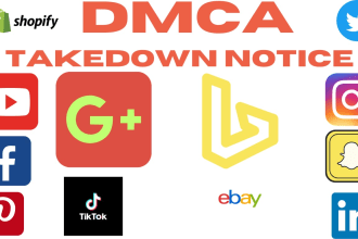 report copyright violations throughout the internet under dmca