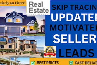 provide cash buyers list and motivated seller leads