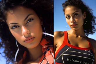 photoreal fashion models and design layouts