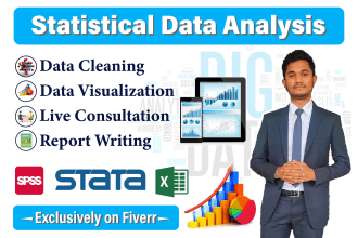 do data analysis with spss and write report