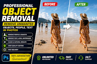 remove unwanted objects, people, and text from photos