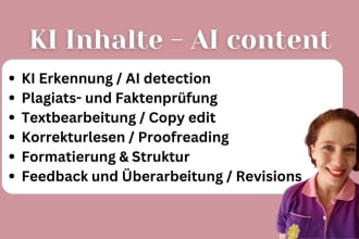 proofread and edit your german ai generated content