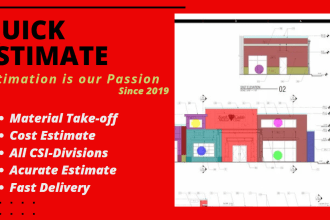 do accurate material takeoff and complete pricing asap