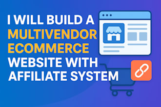build a multivendor ecommerce website with affiliate system