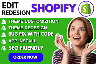 shopify theme customization shopify store setup shopify bug fix developer