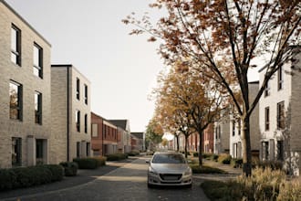 create a realistic rendering with d5 render and 3d model