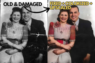 restore and colorize old photos professionally
