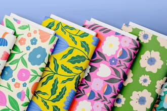 design beautiful vector seamless textile repeat pattern