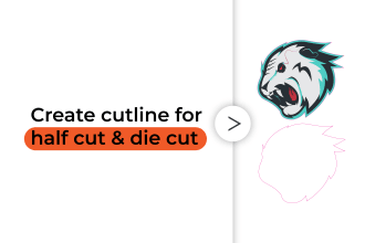 create cutlines around your images for kiss cut or die cut