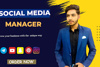 be your professional social media manager expert