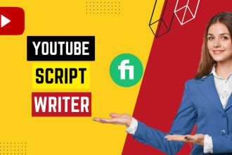 do scriptwriting for your youtube videos