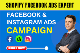 do shopify facebook and instagram ads campaign, fb advertising and marketing