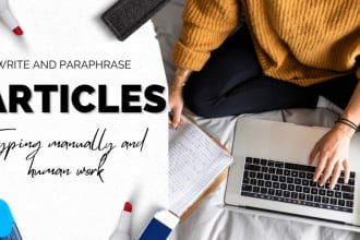 rewrite, paraphrase plagiarism free ai content rewriting services