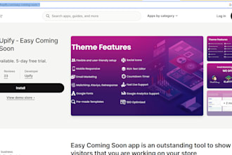 do coding in shopify and create app in shopify
