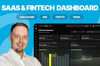 design UI UX for your saas, fintech or healthcare dashboard