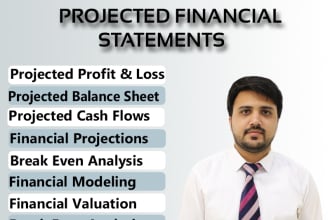 prepare financial projections, plan and forecast