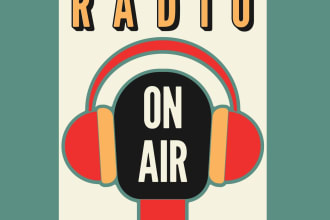 design high quality radio stations logo for your business with 24 hours