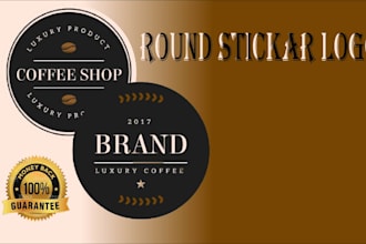 best design patches, badges, round logo, stickers