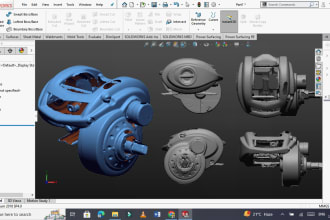 convert scanned models into solid body, reverse engineering