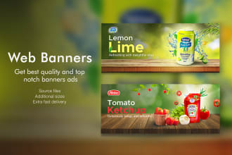 design professional shopify product banner product ad or product banner