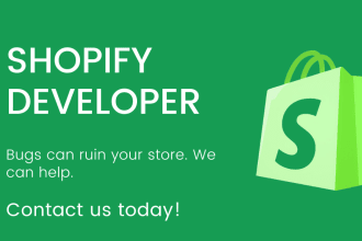 fix shopify bugs and do custom shopify coding