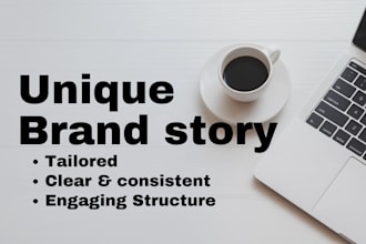 craft a compelling brand story or about us page for  brands and businesses